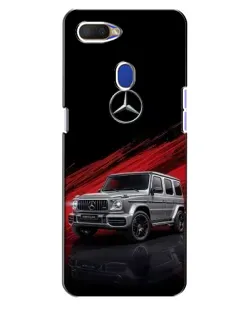 Чехол для OPPO A5s с картинкой «Mercedes G-Class красный»