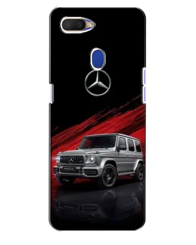 Чехол для OPPO A5s с картинкой «Mercedes G-Class красный»