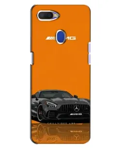 Чехол для OPPO A5s с картинкой «Оранжевый Mercedes AMG»