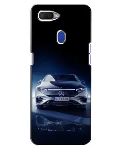Чехол для OPPO A5s с картинкой «Ночной Mercedes EQ»