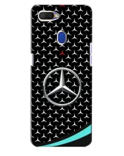 Чехол для OPPO A5s с картинкой «Mercedes — бирюзовый акцент»