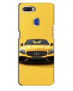 Чехол для OPPO A5s с картинкой «Желтый Mercedes GT»