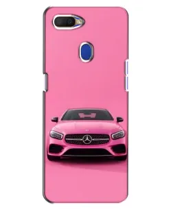 Чехол для OPPO A5s с картинкой «Розовый Mercedes AMG»