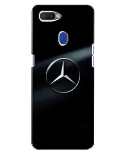 Чехол для OPPO A5s с картинкой «Mercedes на металле»