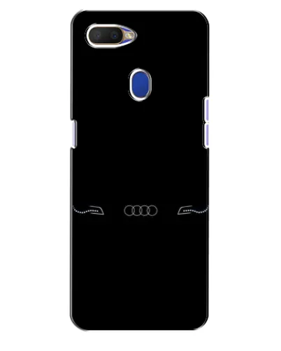 Чехол для OPPO A5s с картинкой «Audi — световой подпись»