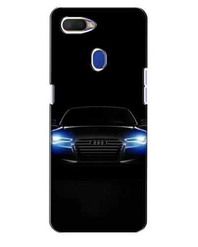 Чехол для OPPO A5s с картинкой «Audi в неоне»