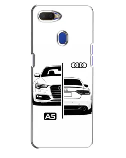 Чехол для OPPO A5s с картинкой «Audi — контрастный дизайн»