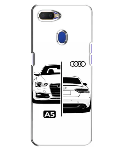 Чехол для OPPO A5s с картинкой «Audi — контрастный дизайн»