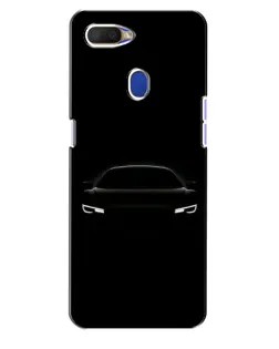 Чехол для OPPO A5s с картинкой «Взгляд Audi в темноте»