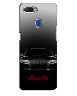 Чехол для OPPO A5s с картинкой «Audi — градиентный контур»