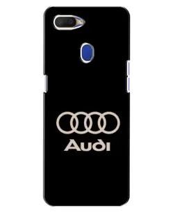 Чехол для OPPO A5s с картинкой «Audi — золотой логотип»