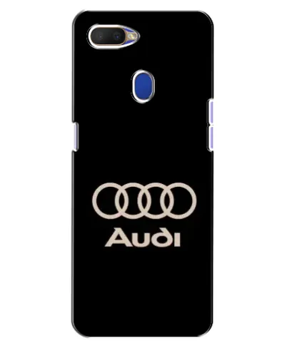 Чехол для OPPO A5s с картинкой «Audi — золотой логотип»