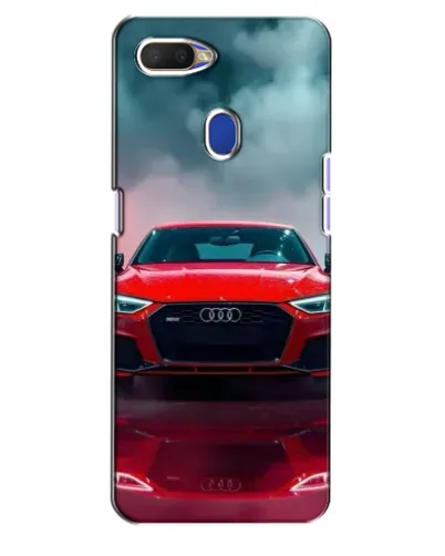 Чехол для OPPO A5s с картинкой «Audi RS — красный стиль»