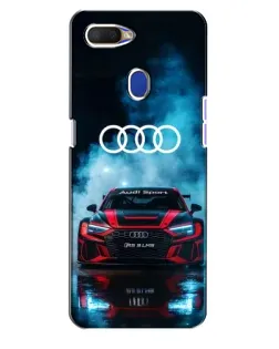 Чехол для OPPO A5s с картинкой «Audi Sport — неон»