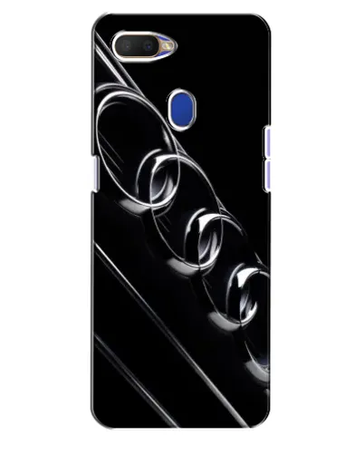 Чехол для OPPO A5s с картинкой «Audi — абстрактные кольца»