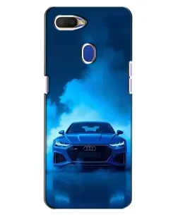 Чехол для OPPO A5s с картинкой «Audi — голубая энергия»