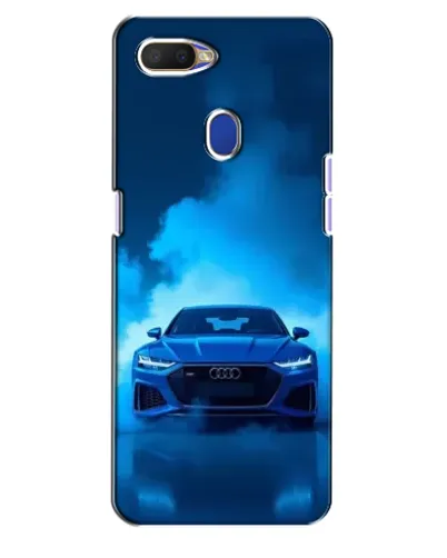 Чехол для OPPO A5s с картинкой «Audi — голубая энергия»