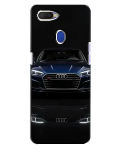 Чехол для OPPO A5s с картинкой «Audi — ночное отражение»