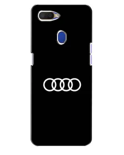 Чехол для OPPO A5s с картинкой «Audi White Logo»