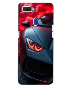Чехол для OPPO A5s с картинкой «Lamborghini красное сияние»