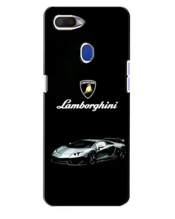 Чехол для OPPO A5s с картинкой «Логотип Lamborghini классика»