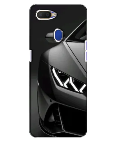 Чехол для OPPO A5s с картинкой «Lamborghini фары детализация»