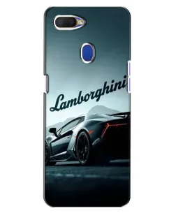 Чехол для OPPO A5s с картинкой «Классическая надпись Lamborghini»
