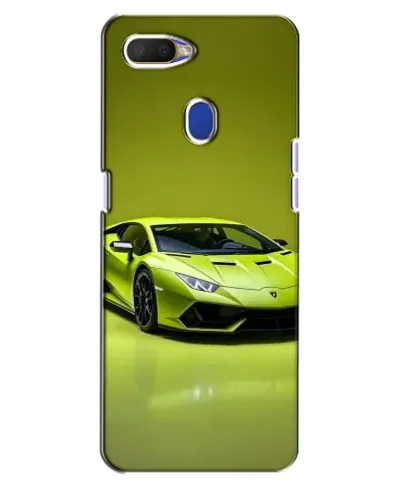 Чехол для OPPO A5s с картинкой «Салатовый Lamborghini Huracan»