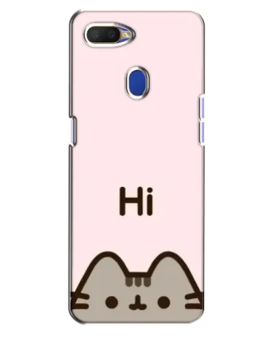 Чехол для OPPO A5s с картинкой «Пушин говорит Hi»