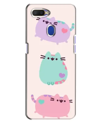 Чехол для OPPO A5s с картинкой «Pusheen трио»