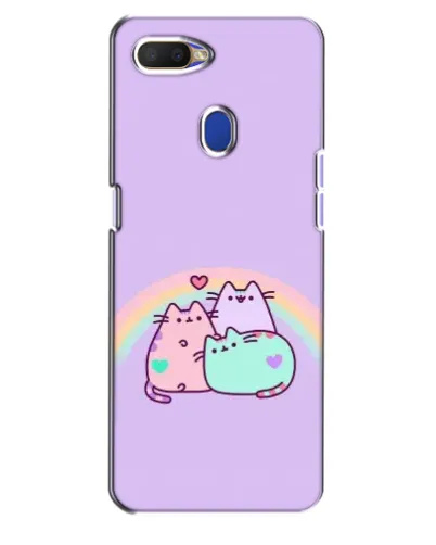 Чехол для OPPO A5s с картинкой «Радужные Пушины»