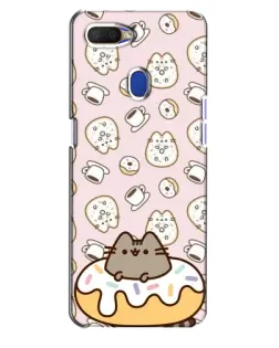 Чехол для OPPO A5s с картинкой «Пушин на пончике»