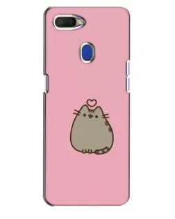Чехол для OPPO A5s с картинкой «Pusheen сердце»