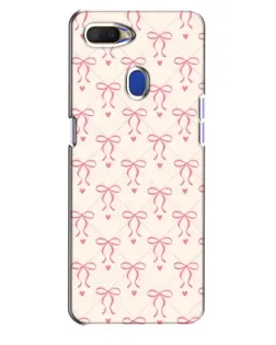 Чехол для OPPO A5s с картинкой «Розовые бантики Coquette»