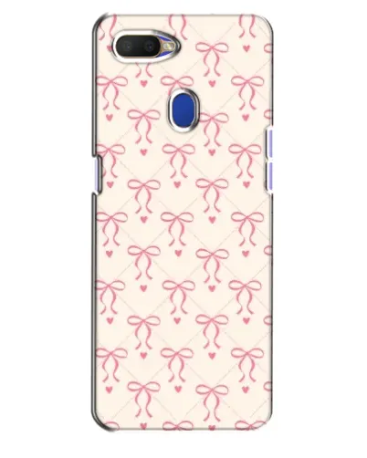 Чехол для OPPO A5s с картинкой «Розовые бантики Coquette»