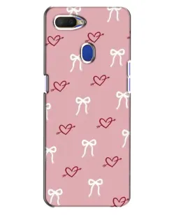 Чехол для OPPO A5s с картинкой «Сердца и банты»