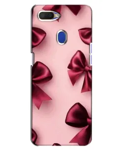 Чехол для OPPO A5s с картинкой «Бордовый атлас»