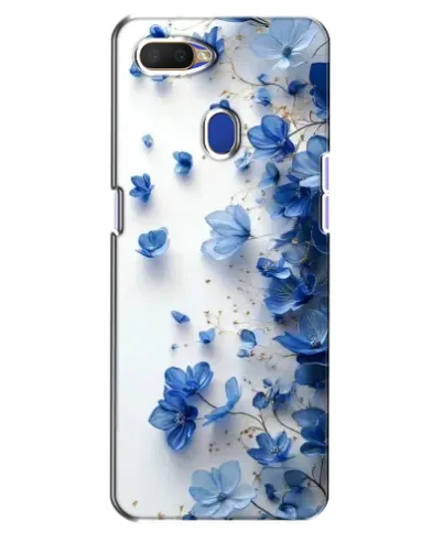 Чехол для OPPO A5s с картинкой «Голубой цветочный каскад» Чехол для OPPO A5s с картинкой «Голубой цветочный каскад»