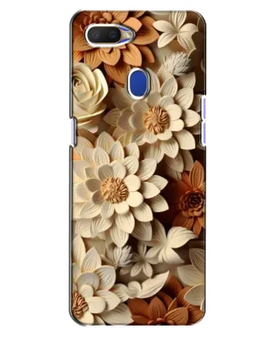 Чехол для OPPO A5s с картинкой «Бежевый флористический декор» Чехол для OPPO A5s с картинкой «Бежевый флористический декор»