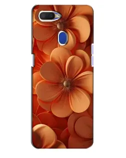 Чохол для OPPO A5s з картинкою «Помаранчева макро квітка»