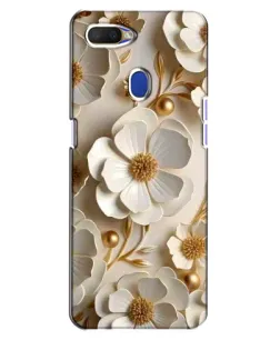 Чохол для OPPO A5s з картинкою «Білі паперові квіти»