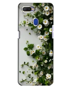 Чохол для OPPO A5s з картинкою «Гілка дрібних білих квітів»