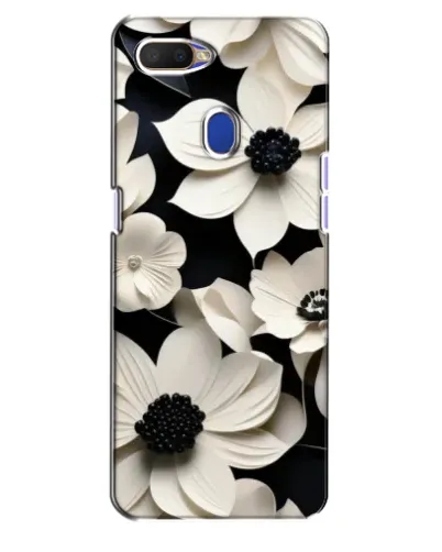 Чехол для OPPO A5s с картинкой «Объемные белые цветы» Чехол для OPPO A5s с картинкой «Объемные белые цветы»