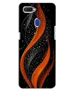 Чехол для OPPO A5s с картинкой «Огненная звездная волна»