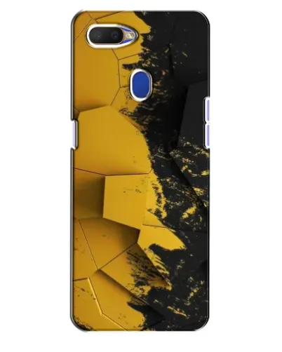 Чехол для OPPO A5s с картинкой «Золотые осколки геометрии» Чехол для OPPO A5s с картинкой «Золотые осколки геометрии»