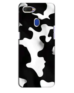 Чехол для OPPO A5s с картинкой «Черно-белое пятно»