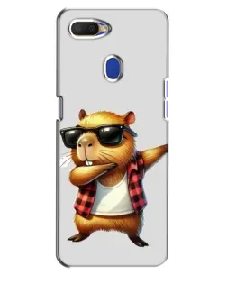 Чехол для OPPO A5s с картинкой «Капибара рэпер даб»
