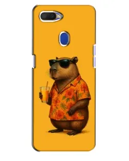 Чехол для OPPO A5s с картинкой «Капибара на отдыхе»