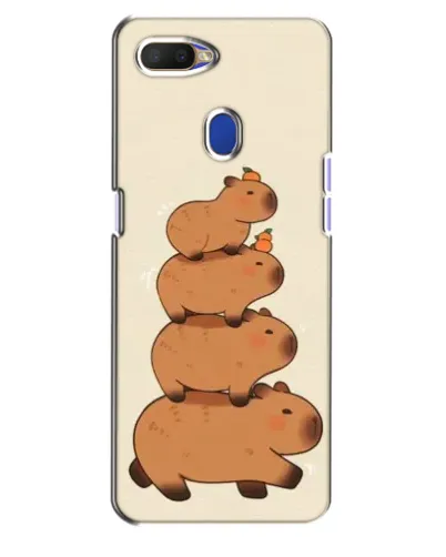 Чехол для OPPO A5s с картинкой «Башня из капибар»