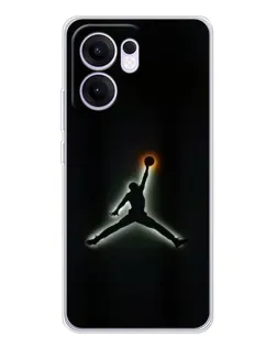 Чехол для OPPO A5x 5G с картинкой «Jordan Gradient Logo» Чехол для OPPO A5x 5G с картинкой «Jordan Gradient Logo»